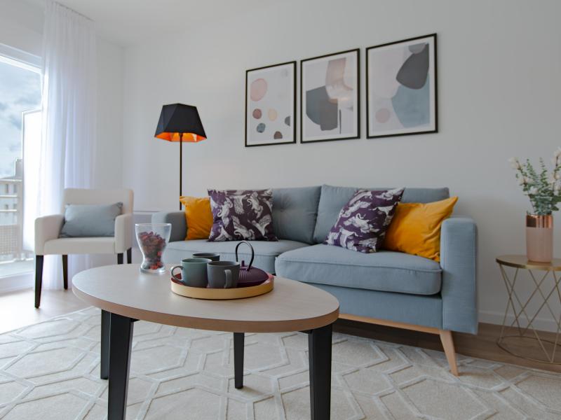 Résidence Seniors de Orléans : Salon d'un appartement deux pièces