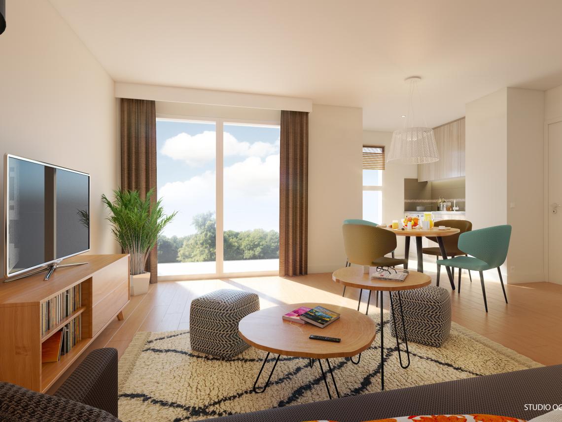 : Un appartement de la Résidence l'Eclat du Lac