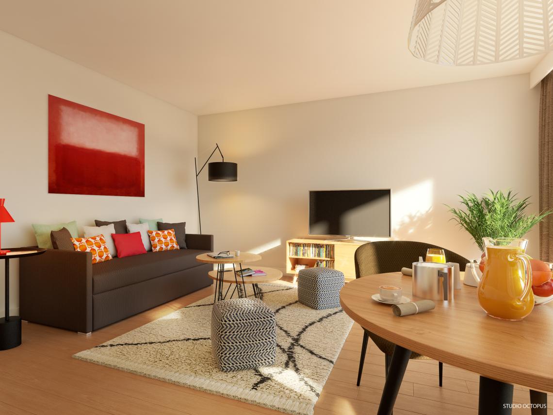 : Un appartement de la Résidence l'Eclat du Lac