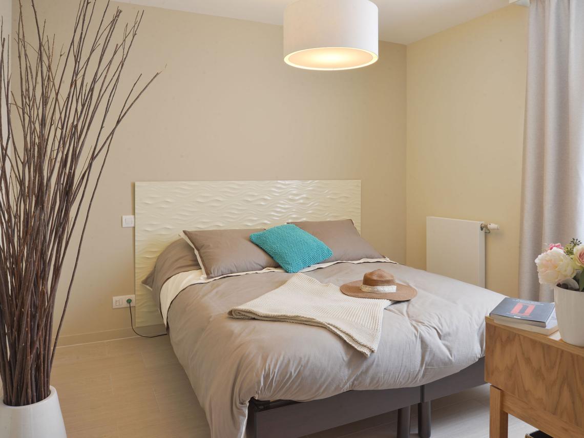  : Chambre d'un appartement de la résidence Patio Plaisance