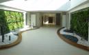  : Panoramique de l'entrée du patio de la résidence