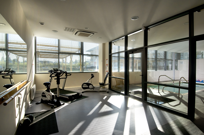 : Salle de gym de la résidence