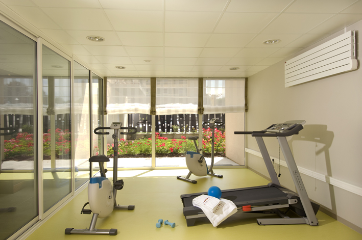 : Salle de gym de la résidence